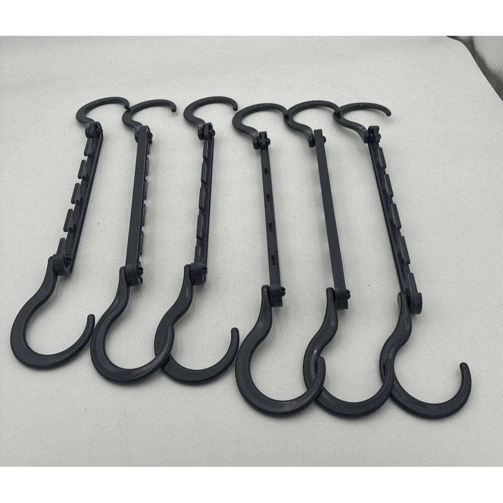 Space Savers for Hangers (6 Pcs) Closet Organizers